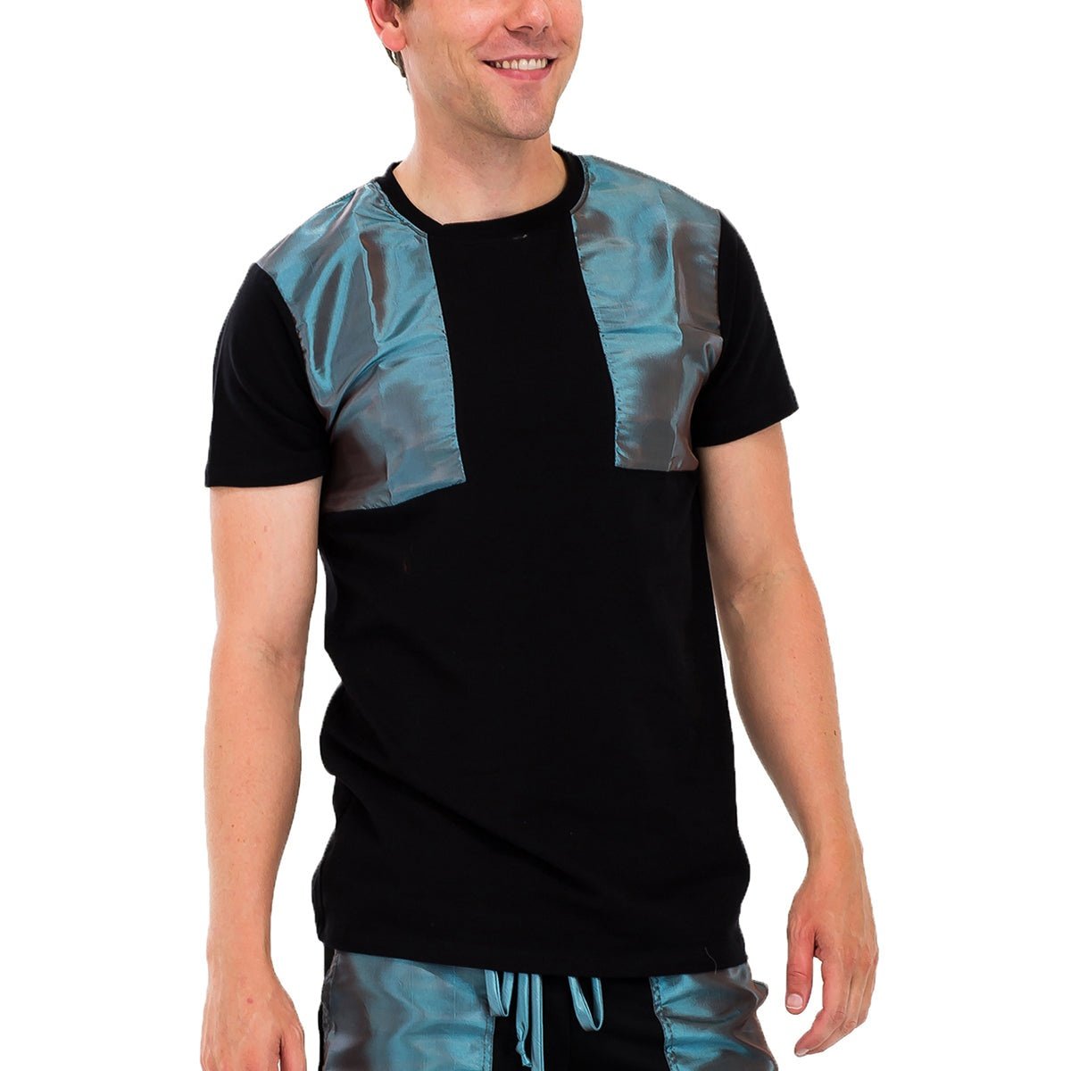 Iridescent Cotton Tee-0