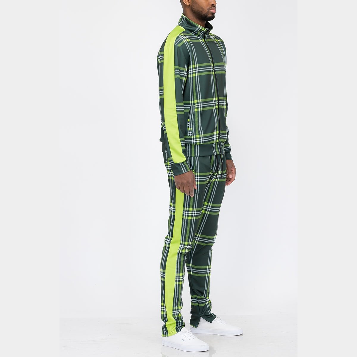 Plaid Out Track Set