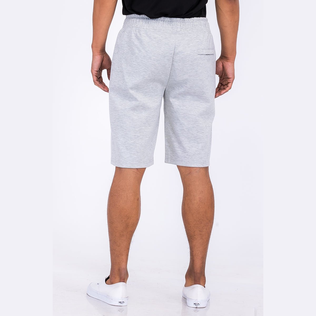 Heathered Cotton Shorts