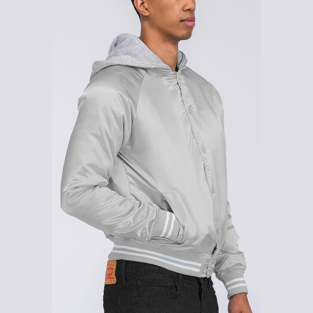 Satin Hooded Varsity Jacket-6