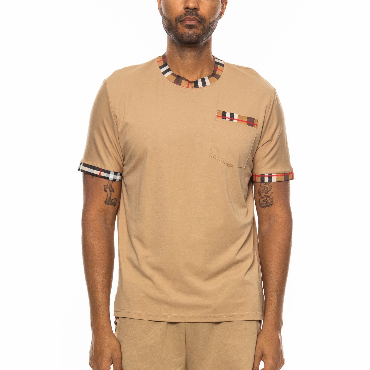 Checkered Detail TShirt