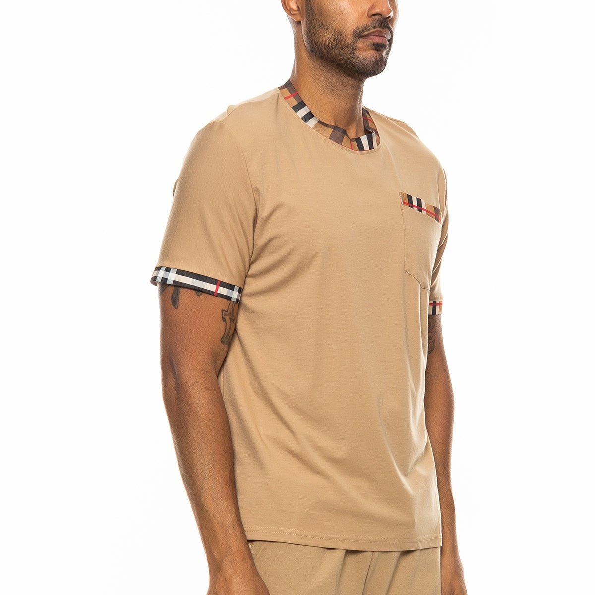 Checkered Detail TShirt