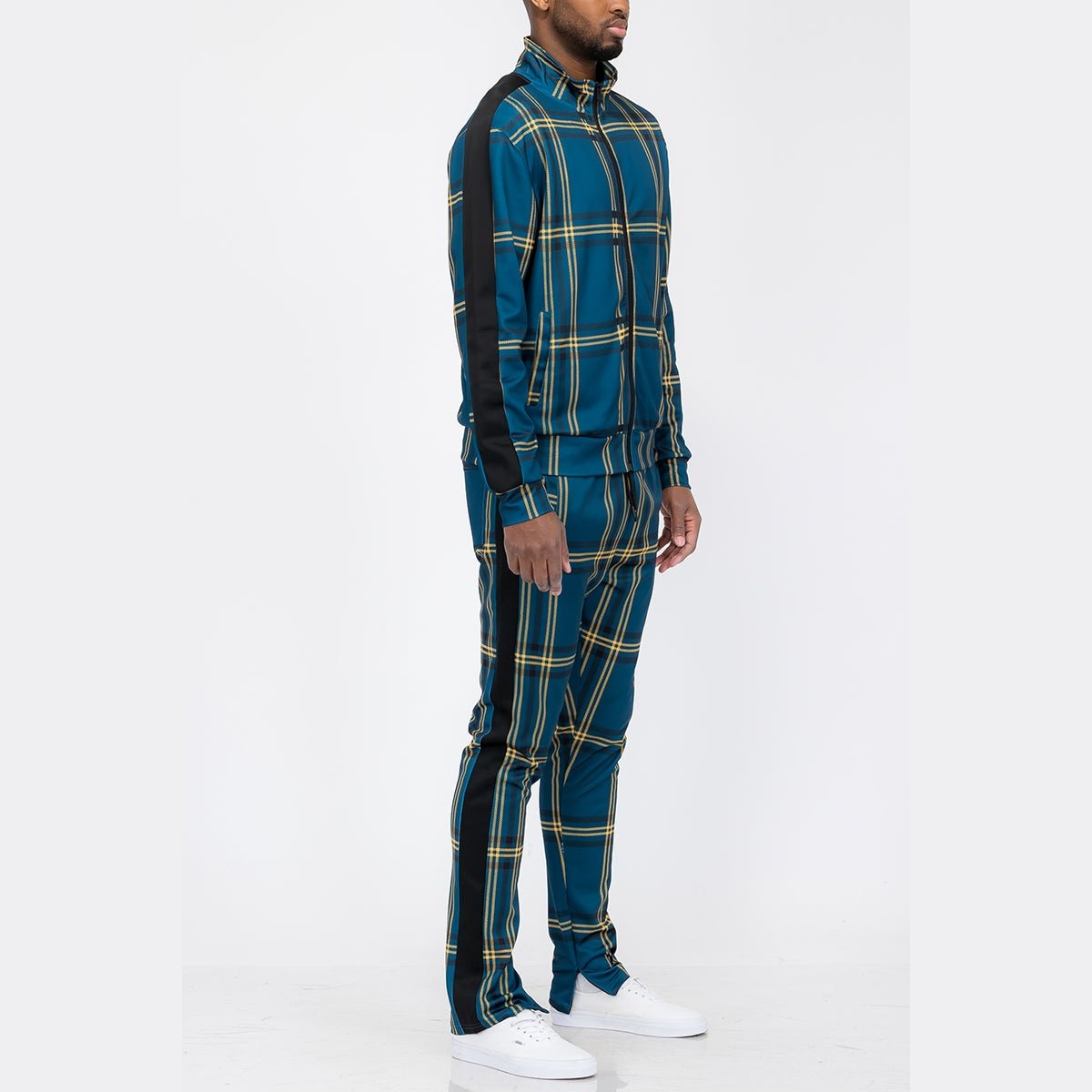 Plaid Out Track Set