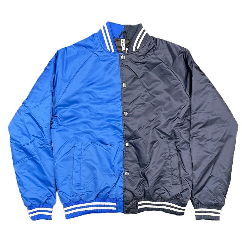 Two Tone Varsity Bomber Jacket-7