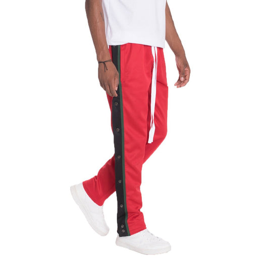 Snap Button Track Pants