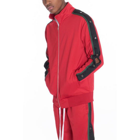 Jordann Snap Button Track Jacket-0