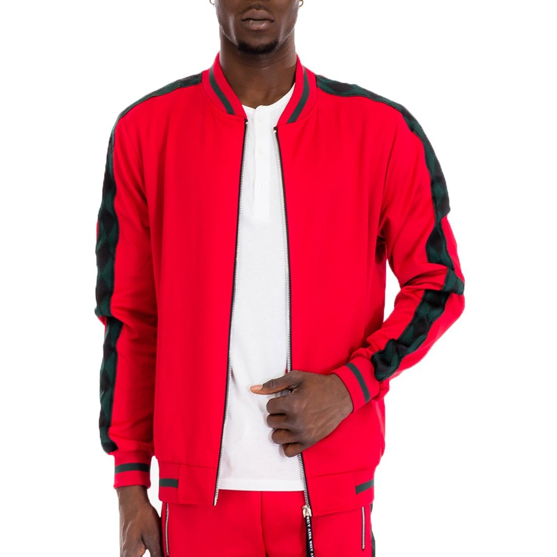 Diamond Tape Track Jacket-2