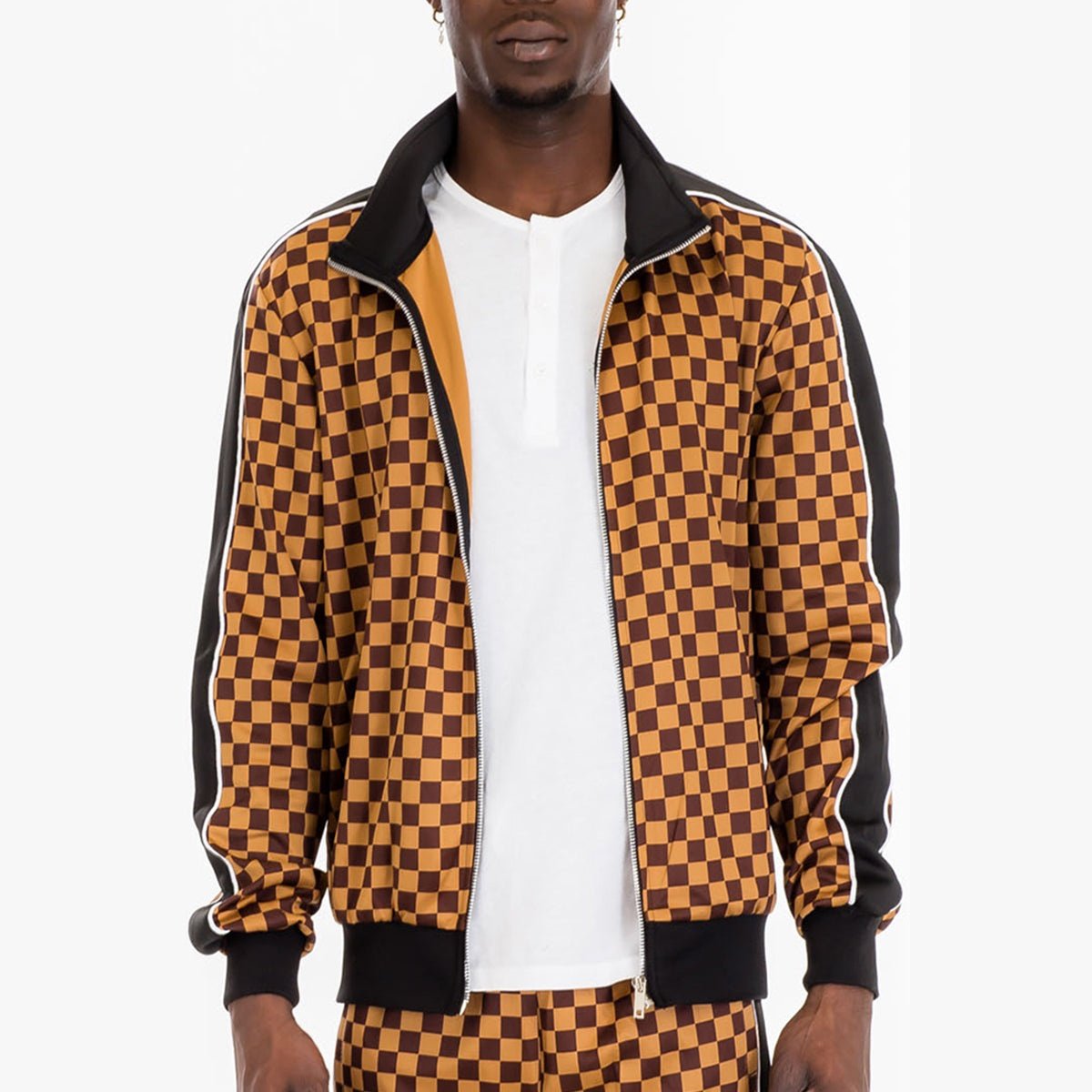 Mastermind Checkered Track Jacket-3