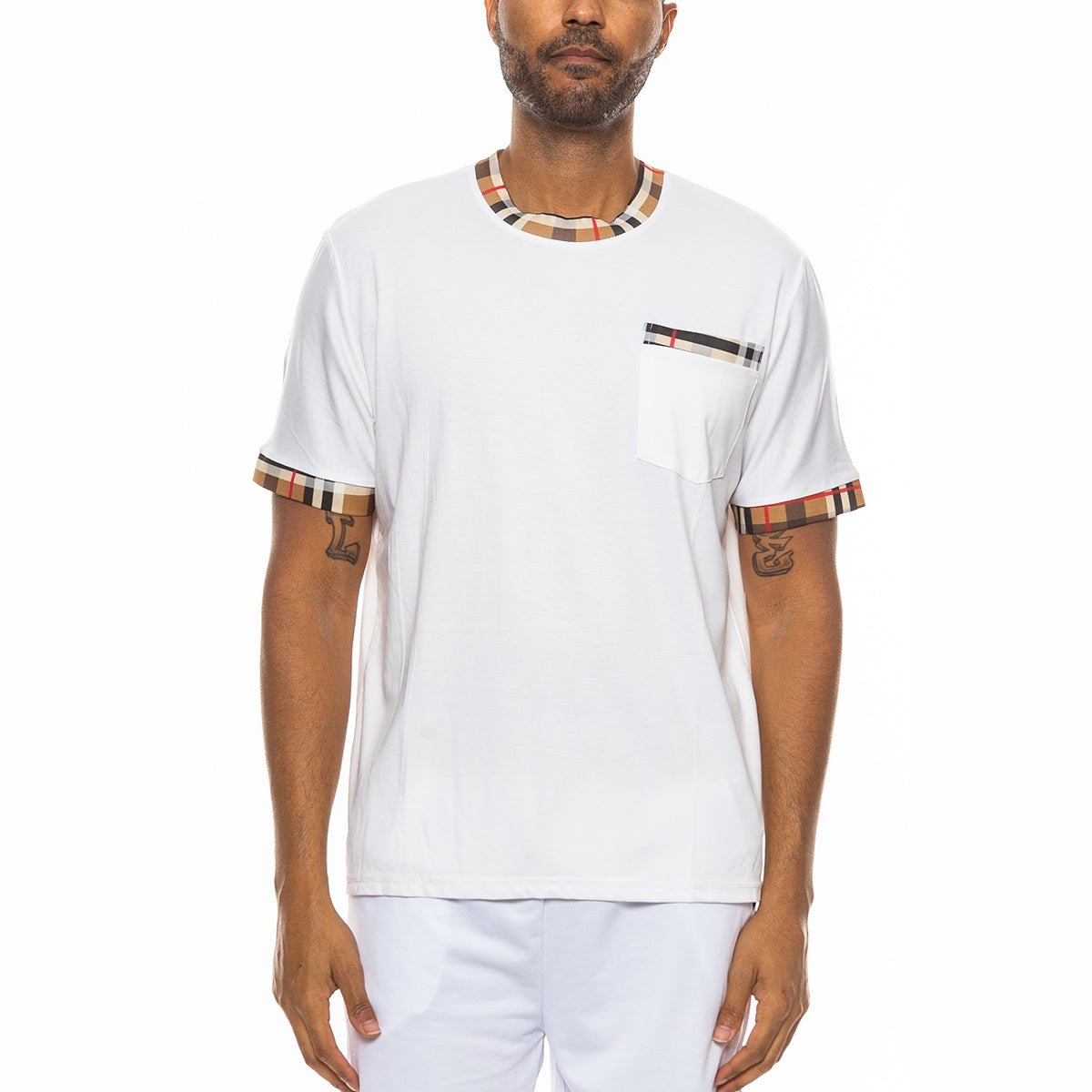 Checkered Detail TShirt