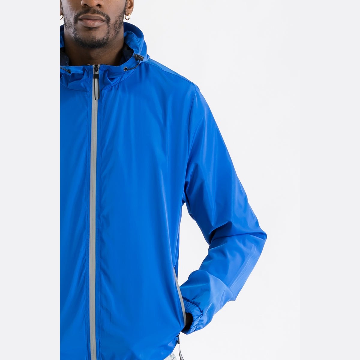 Reflective Zipper Windbreaker-3