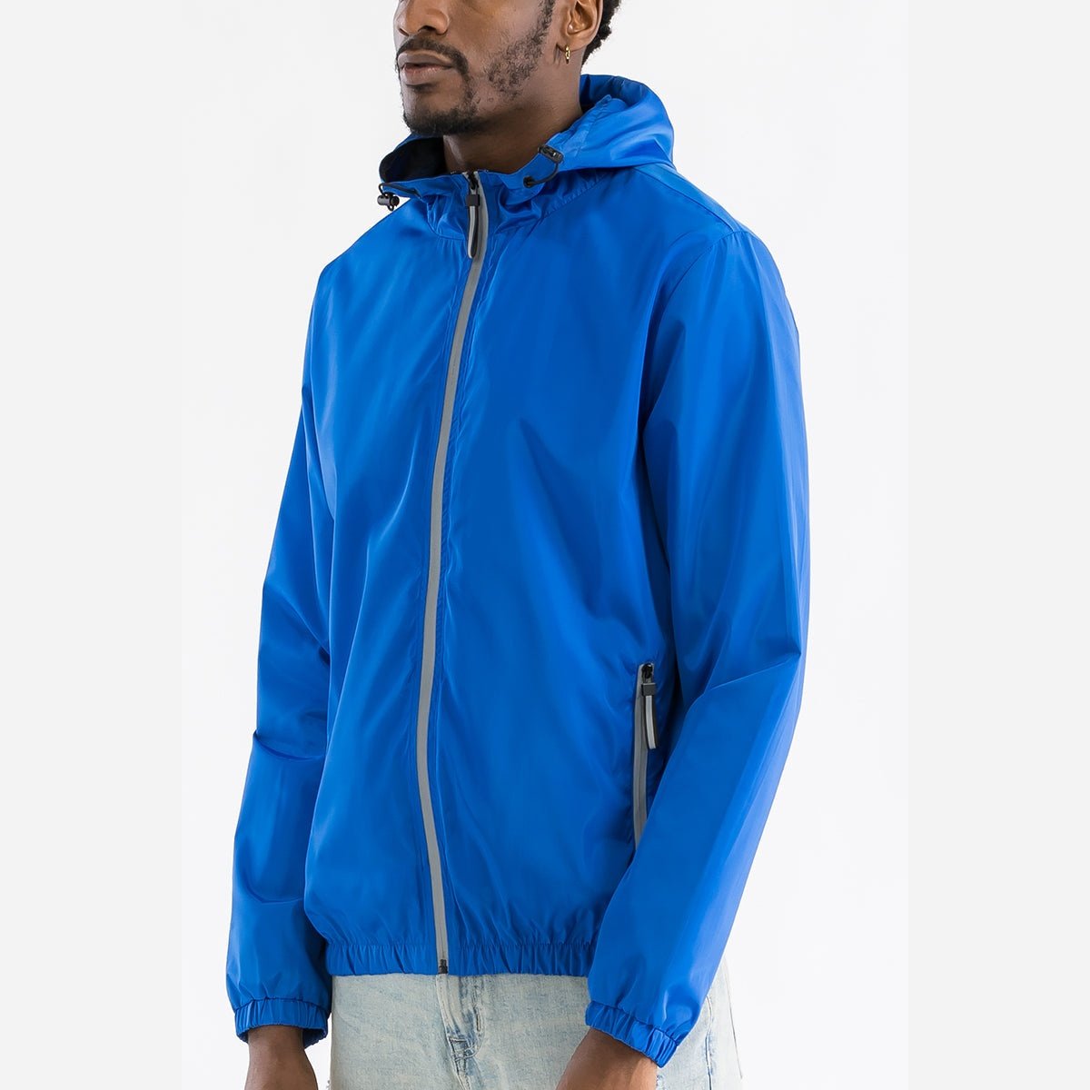Reflective Zipper Windbreaker-4