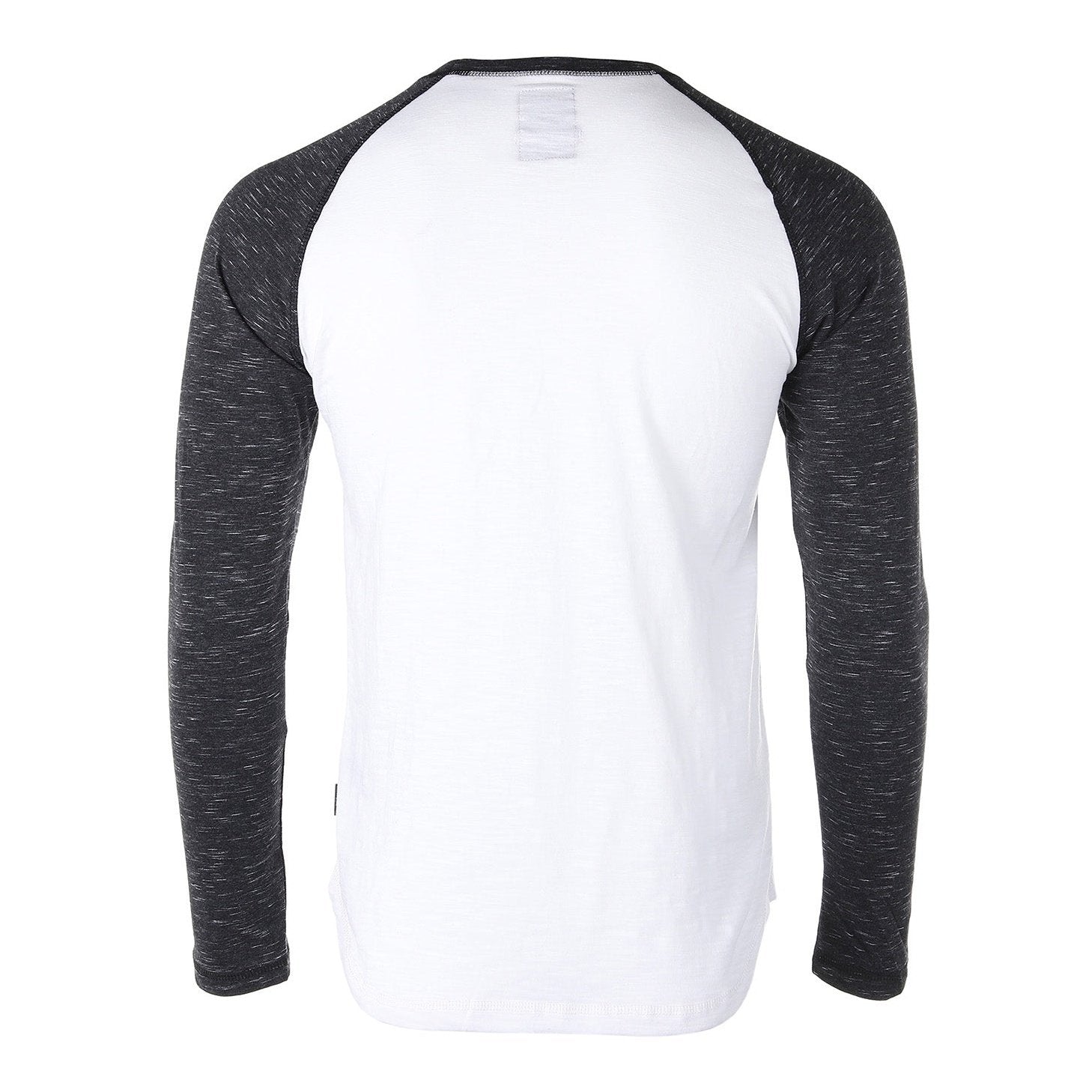 Men Athletic Fit Baseball Retro Contrast Long Sleeve Raglan T-Shirt