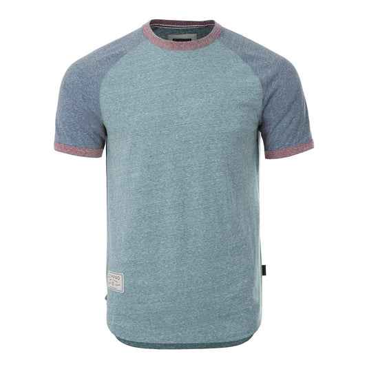 Men's Short Sleeve Classic Retro Contrast Raglan Ringer T-Shirt