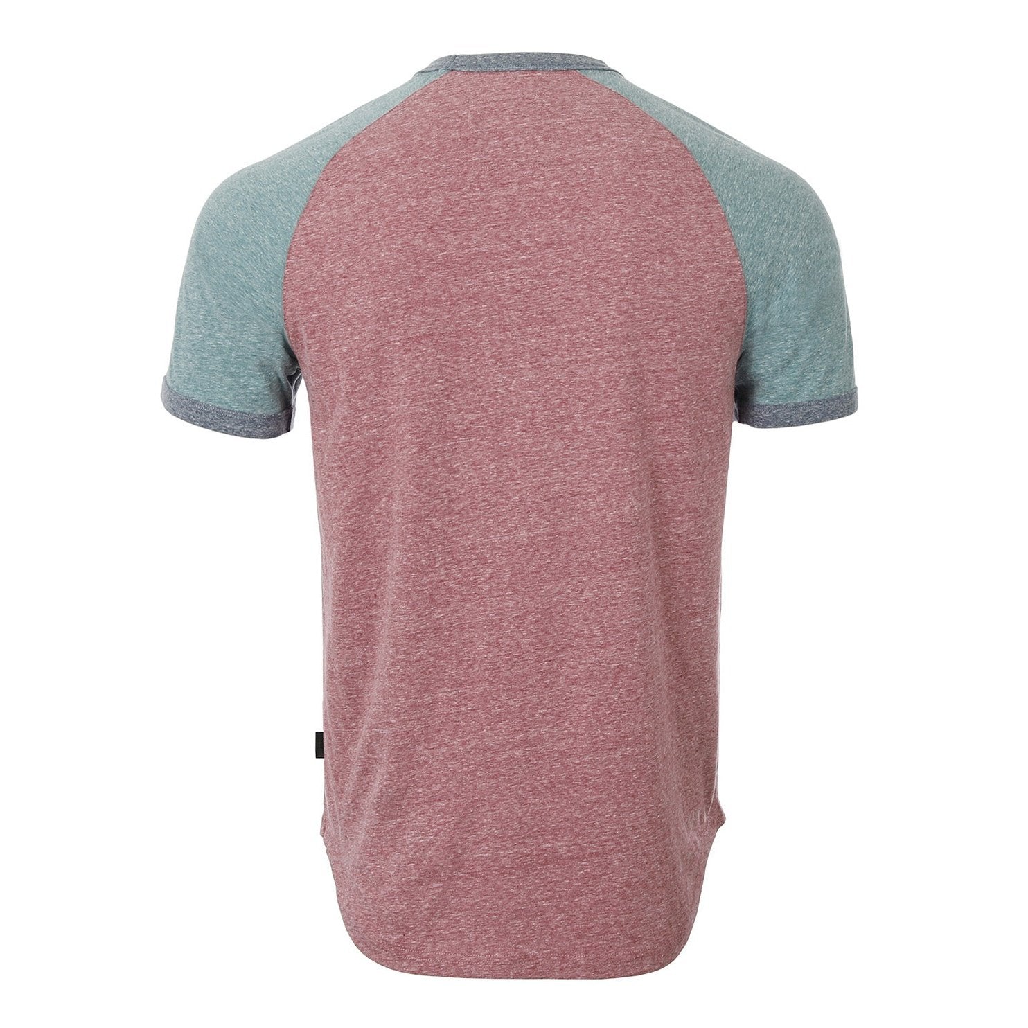 Men's Short Sleeve Classic Retro Contrast Raglan Ringer T-Shirt