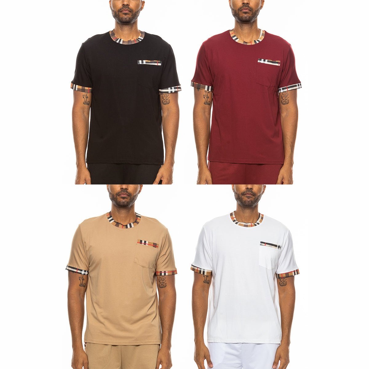 Checkered Detail TShirt