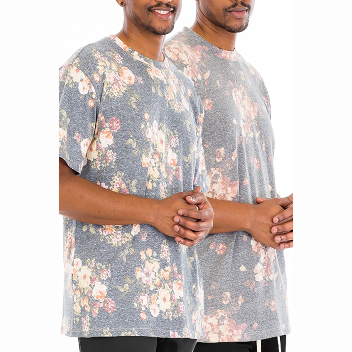 Heathered Floral Tee