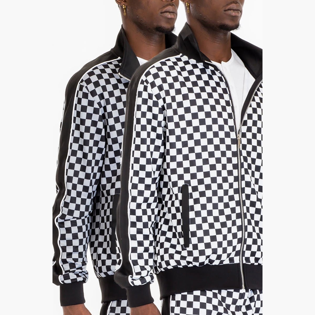 Mastermind Checkered Track Jacket-1