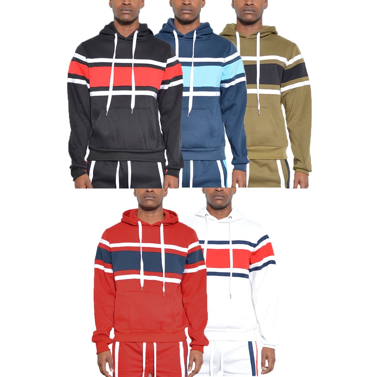 Tripe Cotton Hoodie-1