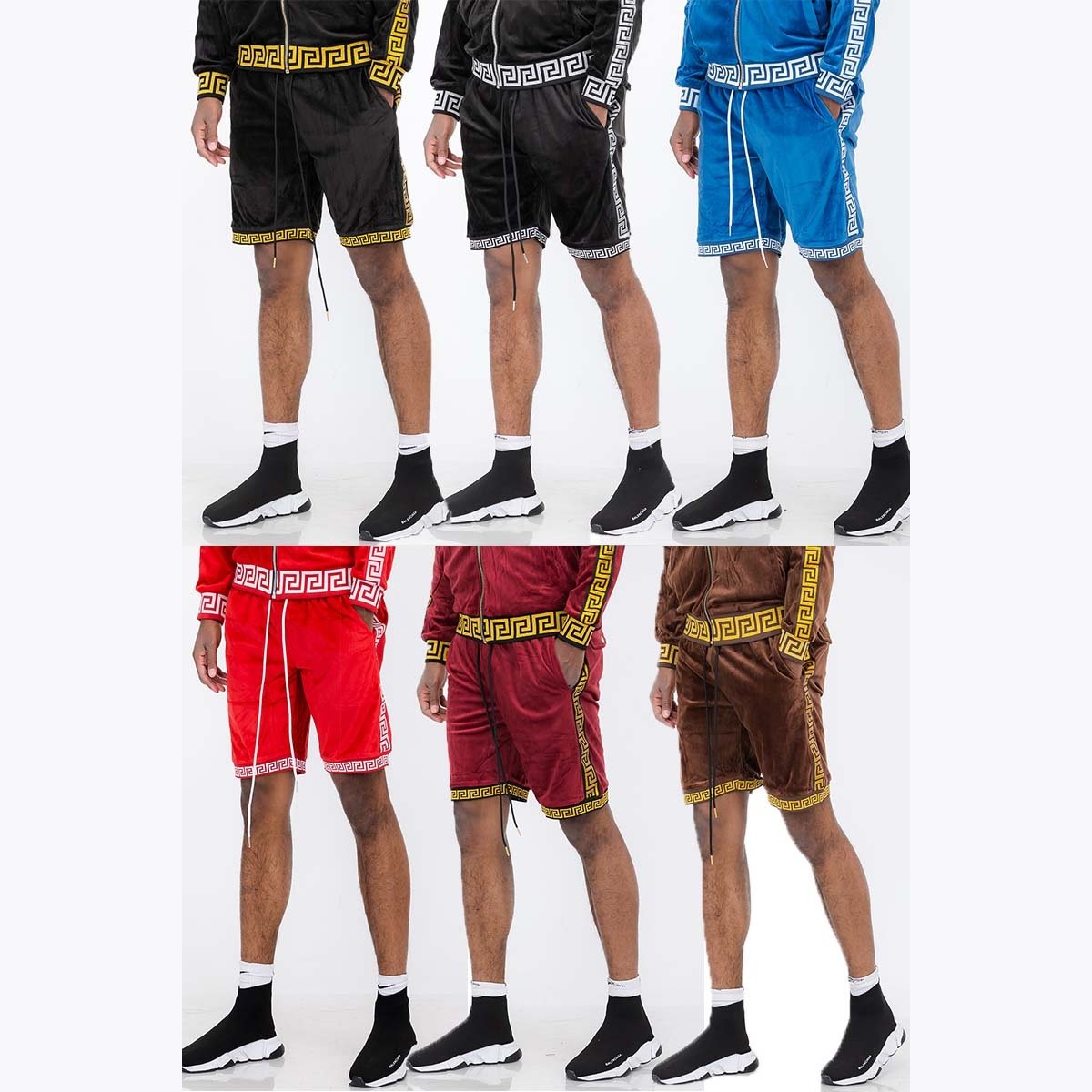 Status Velour Shorts
