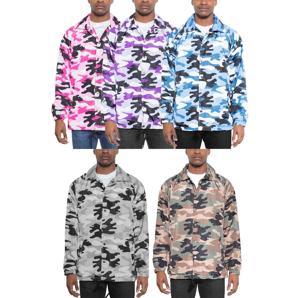 Camo Coachs Jacket-1