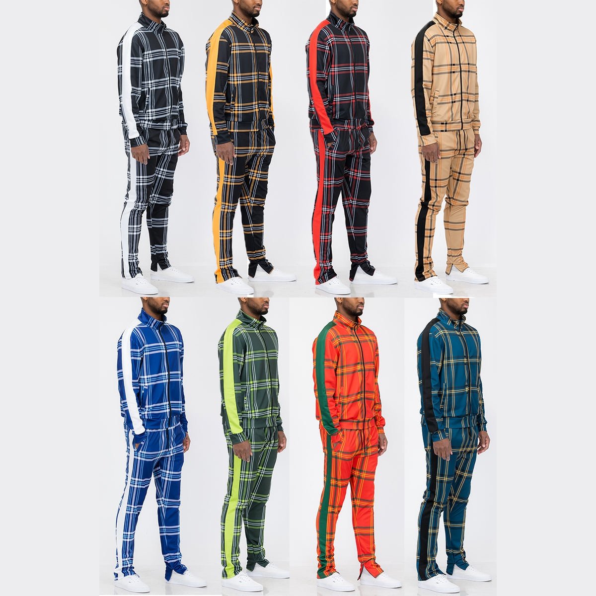 Plaid Out Track Set