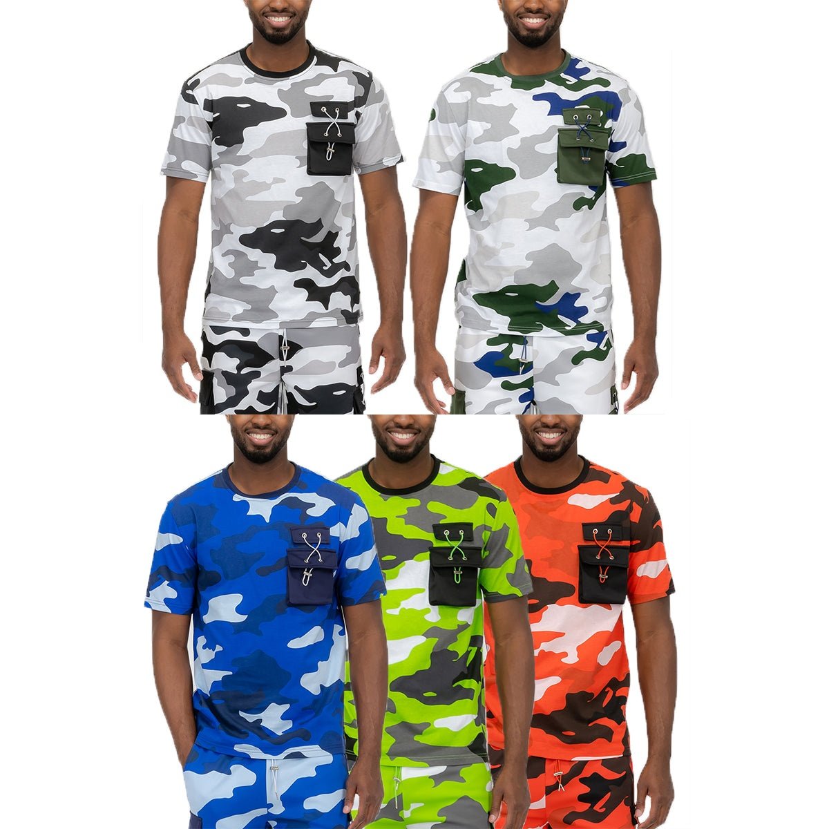 Full Camo Toggle Tshirt