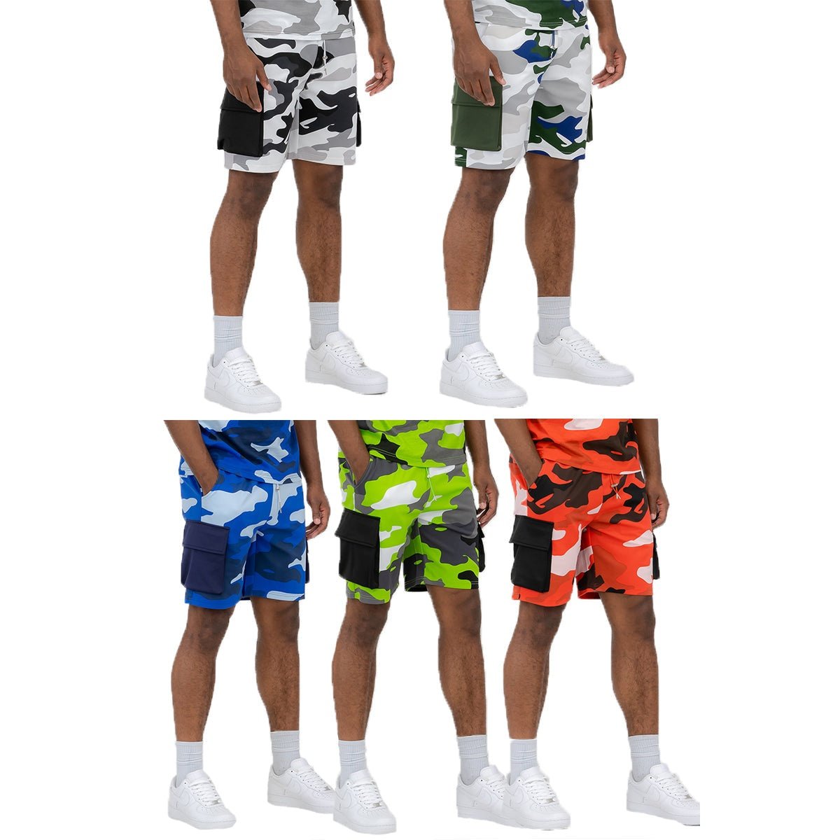 Full Camo Toggle Shorts