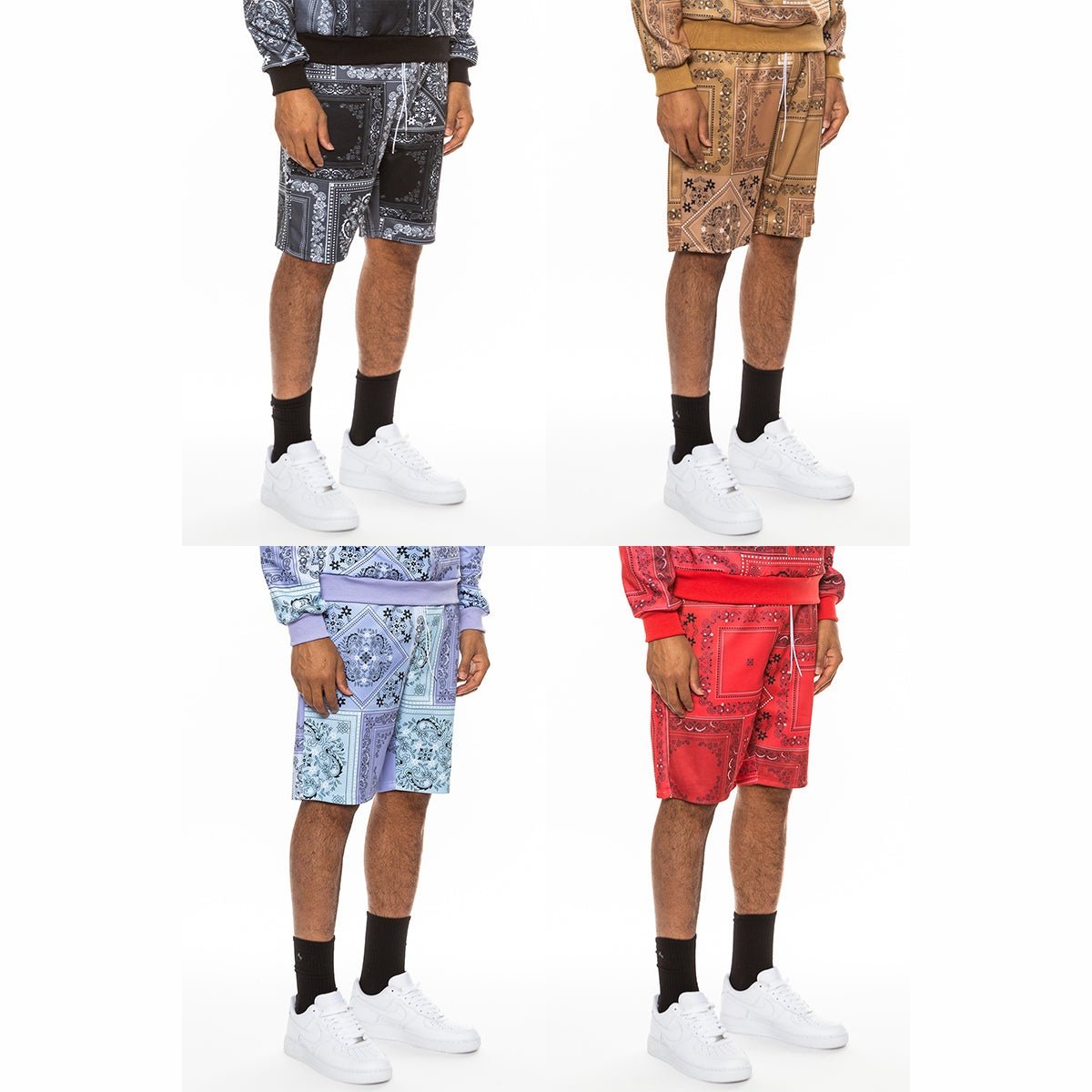 Paisley All Over Print Shorts