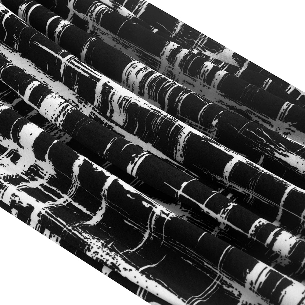 Elegant Autumn Printed Fitted Dress