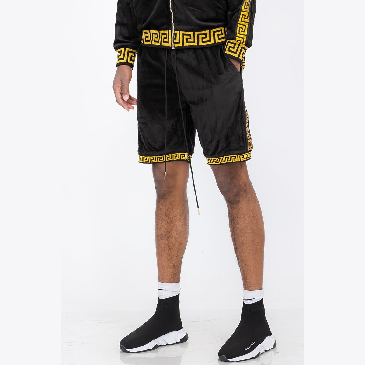 Status Velour Shorts