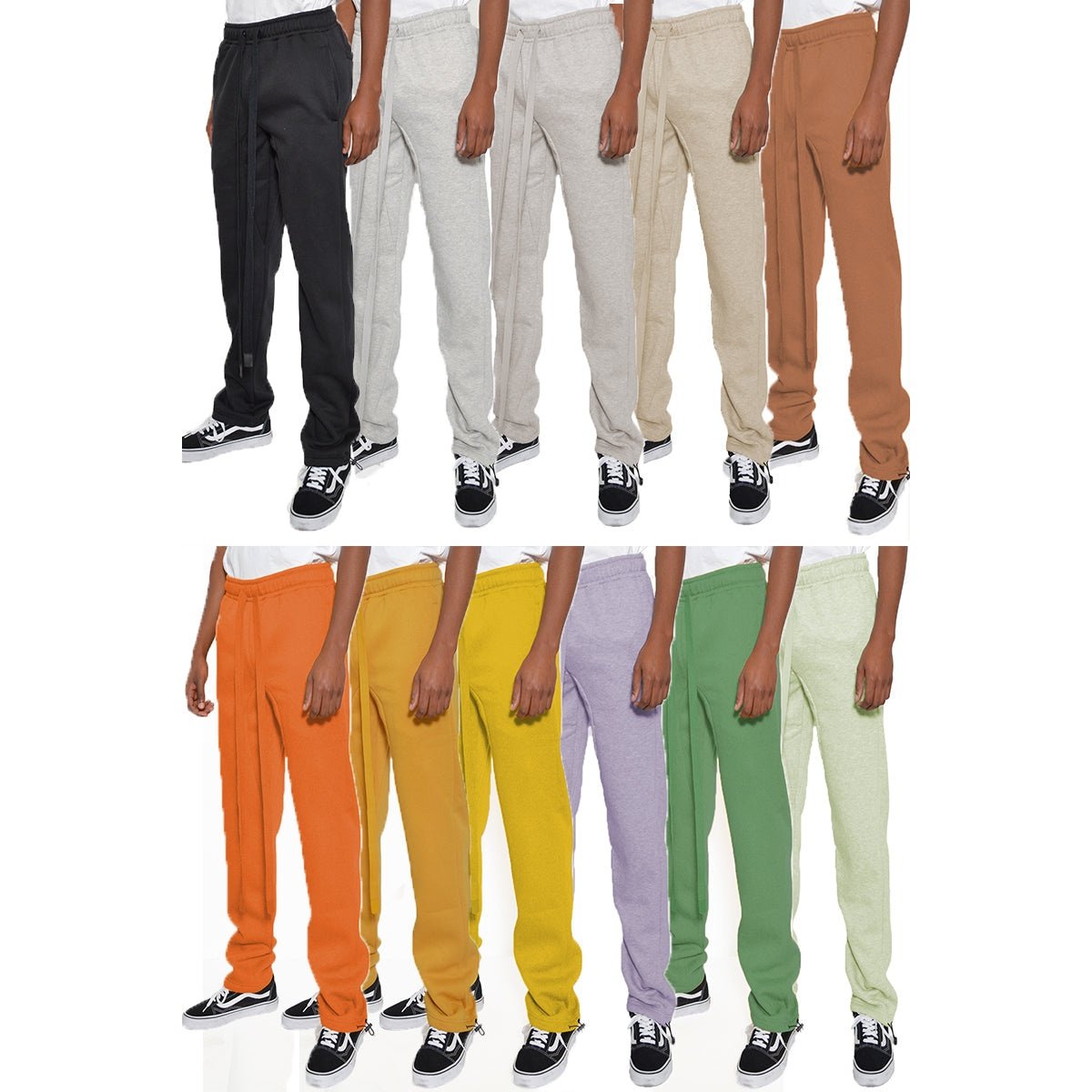 Cotton Fleece Toggle Sweats