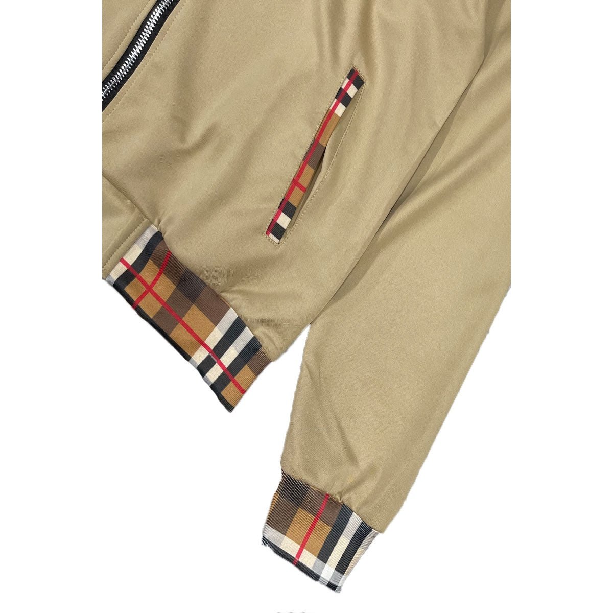 Checkered Detail Track Jacket Set