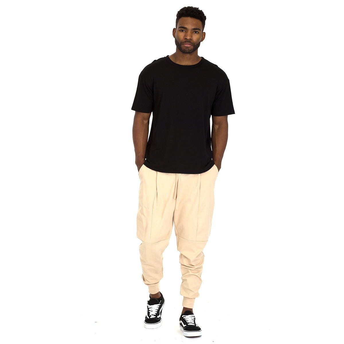 Front Pleat Sweat Pants