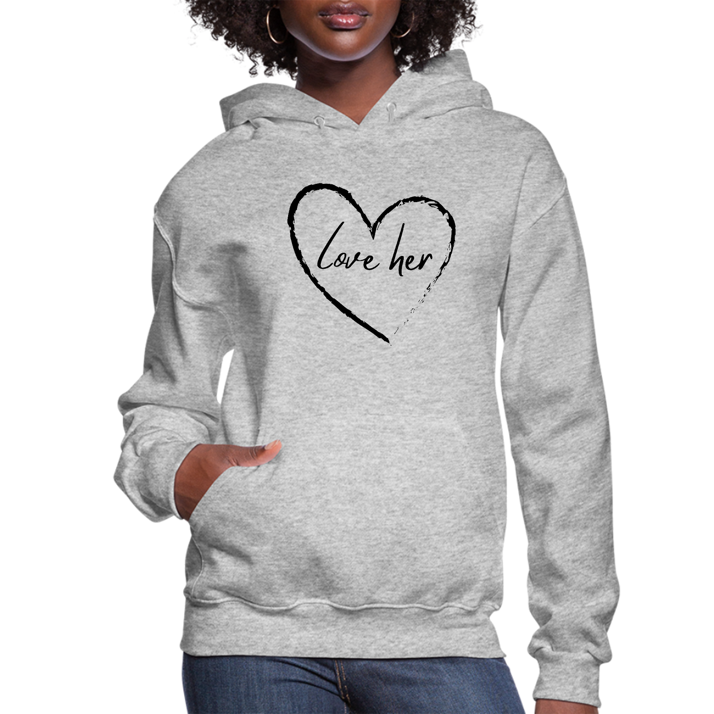 Women's Hoodie Say It Soul Love Her