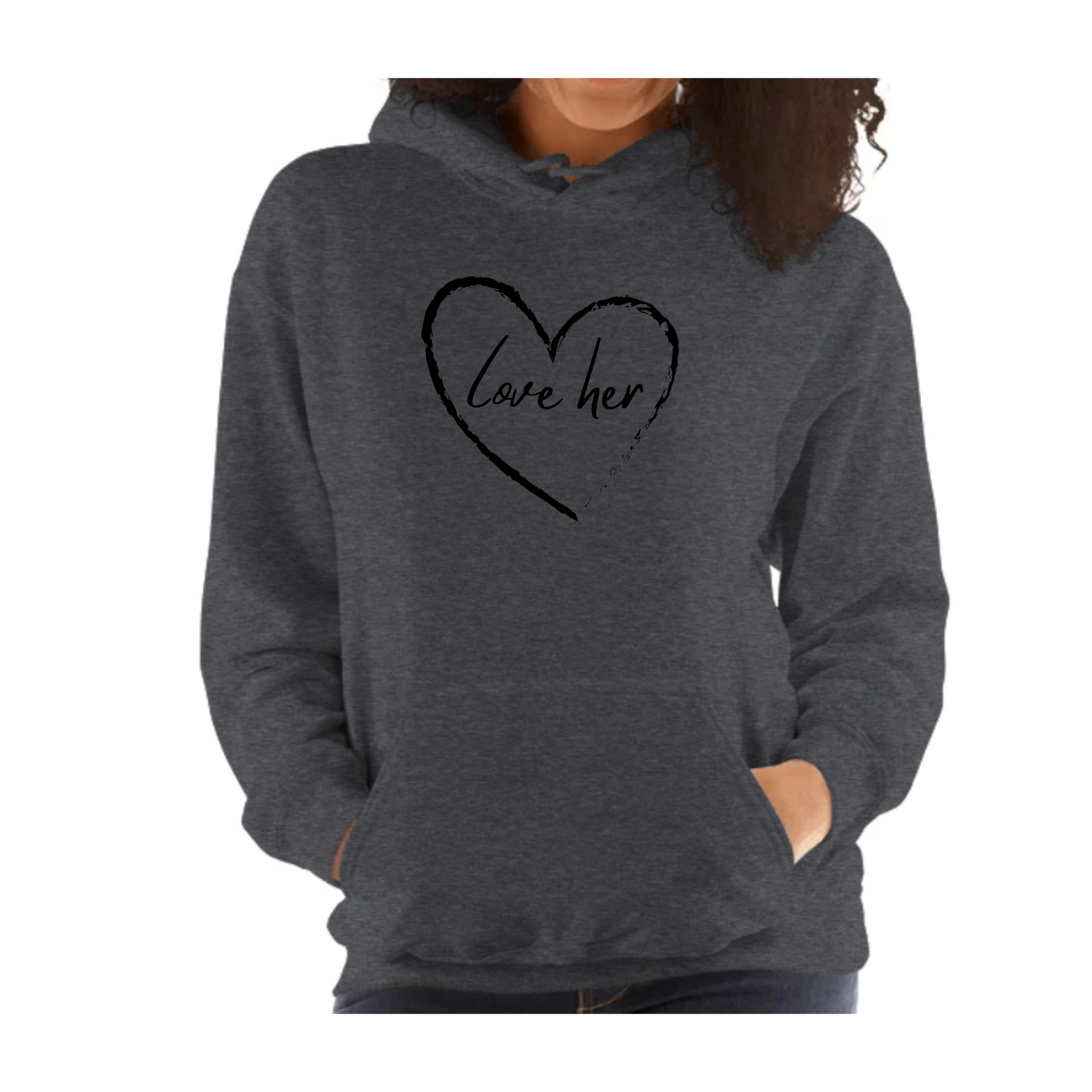 Women's Hoodie Say It Soul Love Her