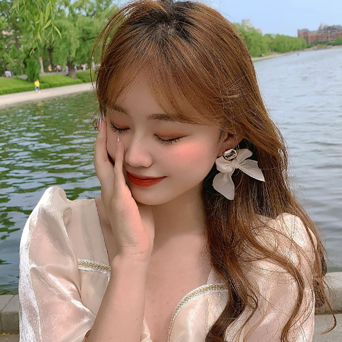 Bowknot Women Earrings