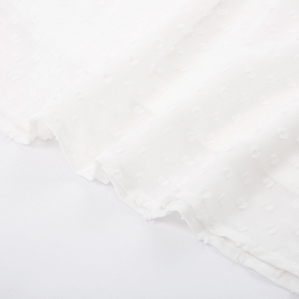 Women's Dresses Fashion V-Neck Empire Waist Swing Dress Long Sleeve Flared A-Line Summer Chiffon Mesh Lady Elegant Dresses New