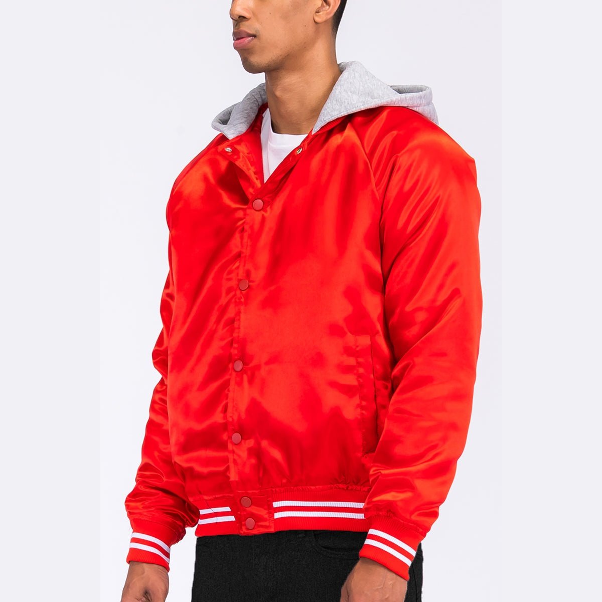 Satin Hooded Varsity Jacket-7