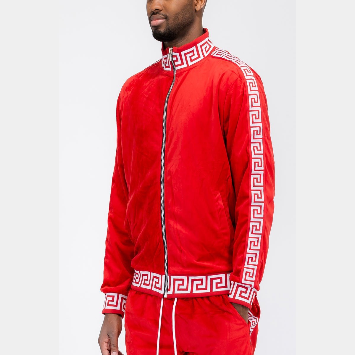 Status Velour Track Jacket-5